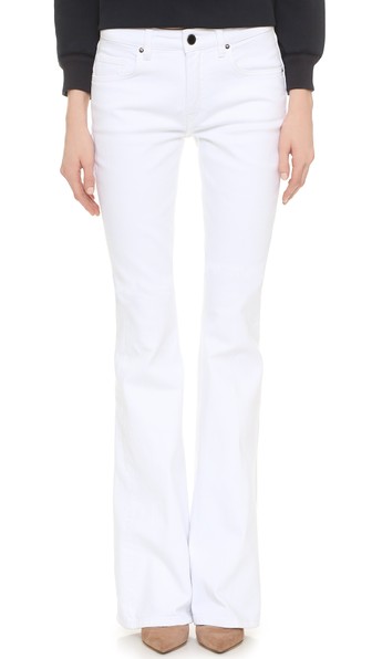 Victoria Victoria Beckham Flare Jeans Bright White Shopbop shopbop memorial day sale 