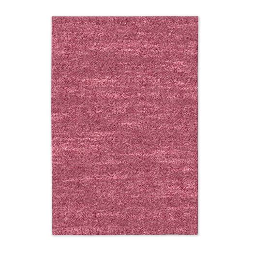 Watercolor Solid Rug - Macaroon Pink West Elm west elm rug sale