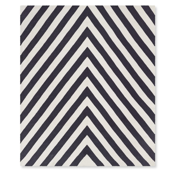 Williams-Sonoma Home Chevron Indoor/Outdoor Rug, Black williams-sonoma home outdoor furniture sale