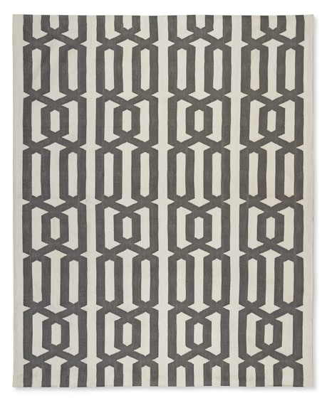 Williams-Sonoma Home Graphic Link Indoor/Outdoor Rug, Gray 8x10 9x12 williams-sonoma home outdoor furniture sale 