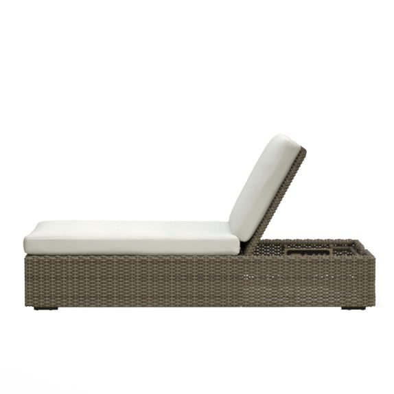 Williams-Sonoma Home Kentfield Outdoor Chaise Synthetic Wicker williams-sonoma home outdoor furniture sale