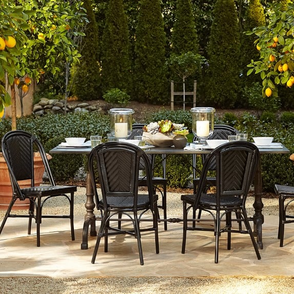 Williams-Sonoma Home La Coupole Indoor/Outdoor Dining Table, Rectangular Pietra Cardoza Top williams-sonoma home outdoor furniture sale