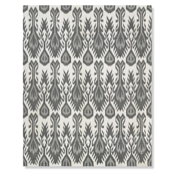 Williams-Sonoma Home Multi Color Ikat Indoor/Outdoor Rug, Gray williams-sonoma home outdoor furniture sale