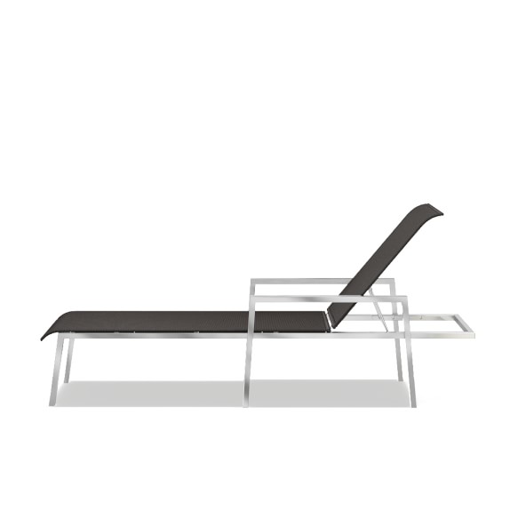 Williams-Sonoma Home Pescadero Outdoor Chaise Frame Antique Java, Natural williams-sonoma home outdoor furniture sale
