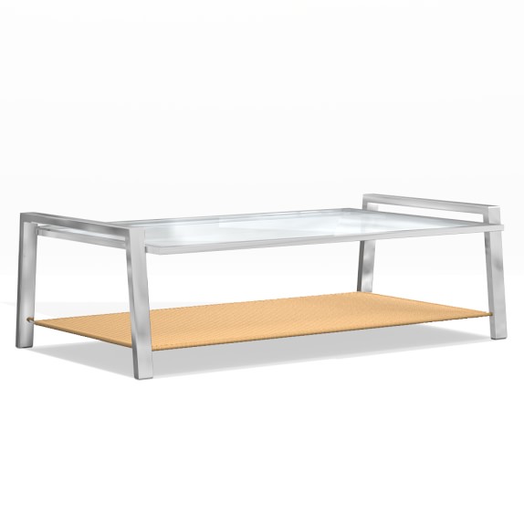 Williams-Sonoma Home Pescadero Outdoor Coffee Table Natural Antique Java williams-sonoma home outdoor furniture sale