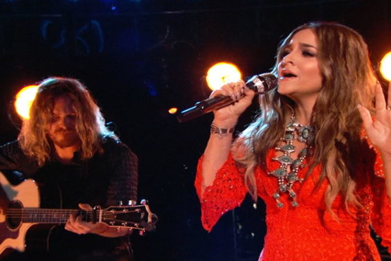  Watch The Voice Season 10 Top 10 Performances Episode 21 Videos: See childhood star and season 10 frontrunner Alisan Porter of Team Christina Aguilera perform Patti Griffin's hit song "Let Him Fly" on Monday, May 2nd, 2016. PS: Don't you just love her turquoise squash blossom necklace!