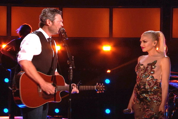  Watch The Voice Season 10 Live Top 9 Performances Episode 23: See country singer Blake Shelton and pop star Gwen Stefani perform "Go Ahead and Break My Heart" for the crowd on Monday, May 9, 2016.
