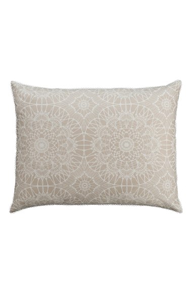 cupcakes and cashmere 'Lace Medallion' Sham Taupe Nordstrom cupcakes and cashmere home decor line