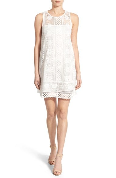 cupcakes and cashmere 'Luka' Lace Shift Dress Ivory lace sundresses spring summer
