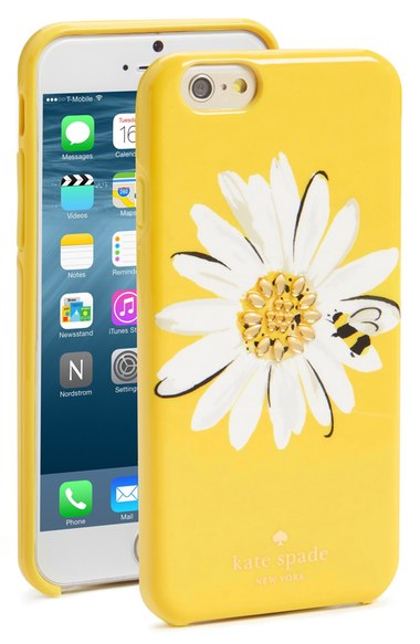kate spade new york 'jeweled daisy' iPhone 6 & 6s case yellow multi iphone 6s cases mother's day mom