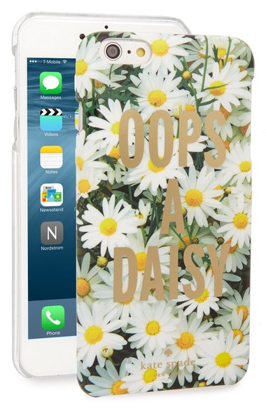 kate spade new york 'oops a daisy' iPhone 6 Plus & 6s Plus case yellow multi floral print