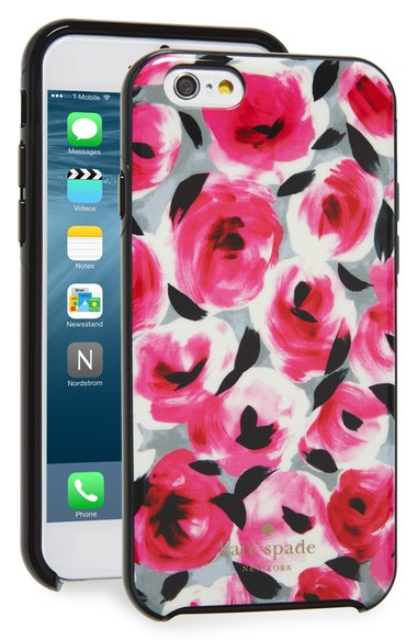 kate spade new york 'rosebud' iPhone 6 & 6s case floral print multi iphone 6s cases mother's day mom