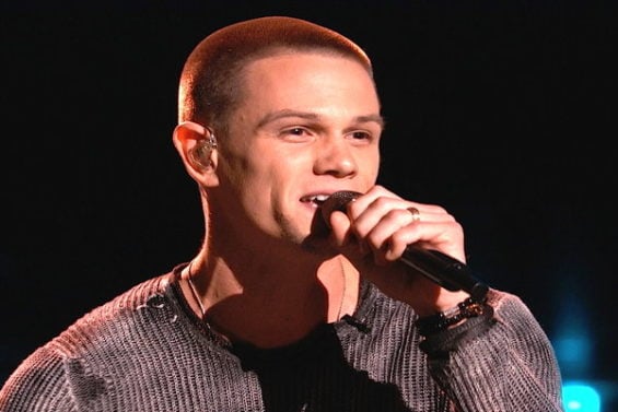 Watch The Voice Season 10 Live Top 10 Eliminations: See Nick Hagelin of Team Christina Aguilera perform Ed Sheeran's hit song "Thinking Out Loud" on Monday, May 3, 2016.