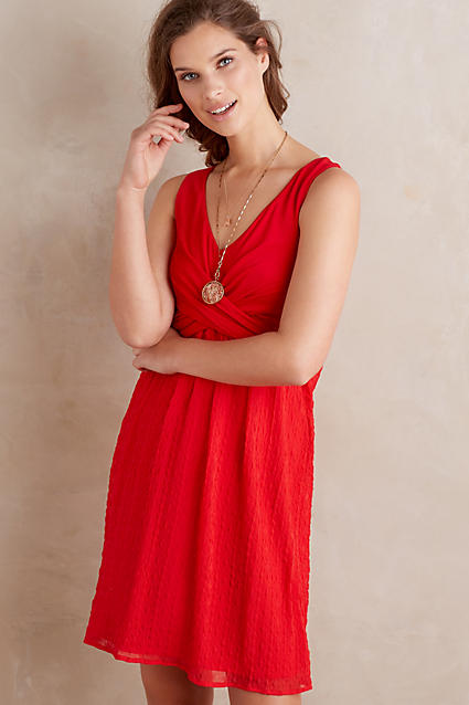 Amadi Mia Dress Red Anthropologie anthropologie extra 25% off sale