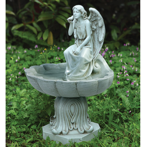 Angel Birdbath by Joseph's Studio  birdbaths garden patio summer