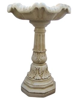 Antique French Concrete Birdbath birdbaths garden patio summer