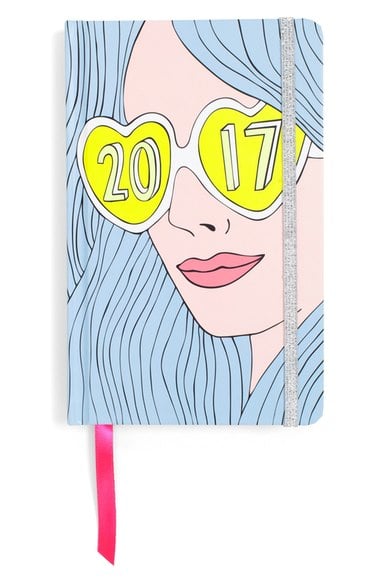 BAN.DO 'Classic' Hardcover 17-Month 2017 Agenda Blue Sunnies 2016 2017 17 Month Agendas for High School and College Students