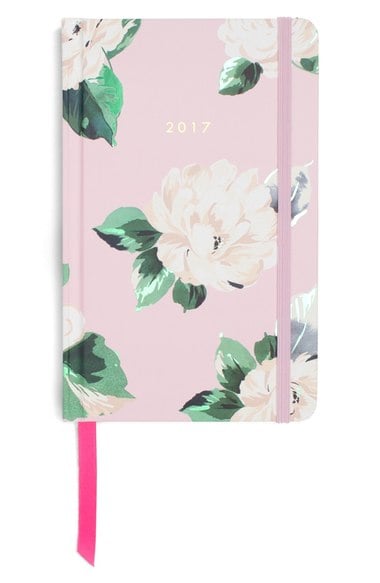 BAN.DO 'Classic' Hardcover 17-Month 2017 Agenda Pink Peony 2016 2017 17 Month Agendas for High School and College Students
