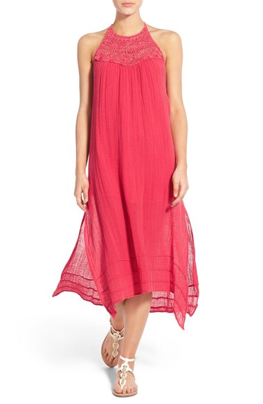Billabong 'Midsummer Tides' Maxi Dress Wild Berry casual halter dresses summer 2016