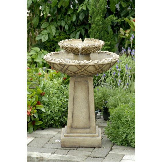 BIRD BATH OUTDOOR WATER FOUNTAIN