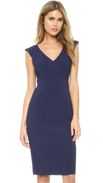Black Halo Mattia Sheath Dress Pacific Blue summer wedding guest sheath dresses