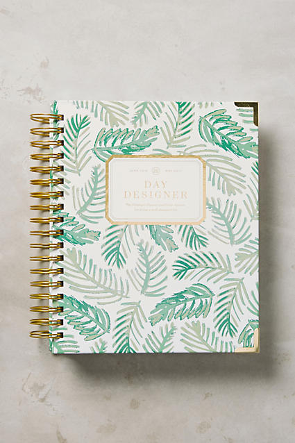 Day Designer By Whitney English 12 Month Planner June 2016 May 2017 Planner Green Leaves 2016 2017 12 Month Agendas for High School and College Students Fashion Lovers