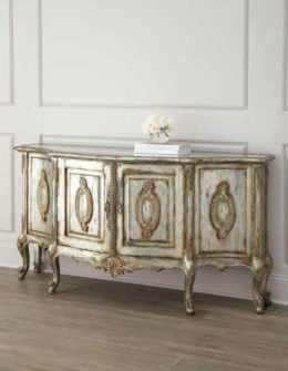 John-Richard Collection Arezzo Buffet Antique White Horchow friends and family sale