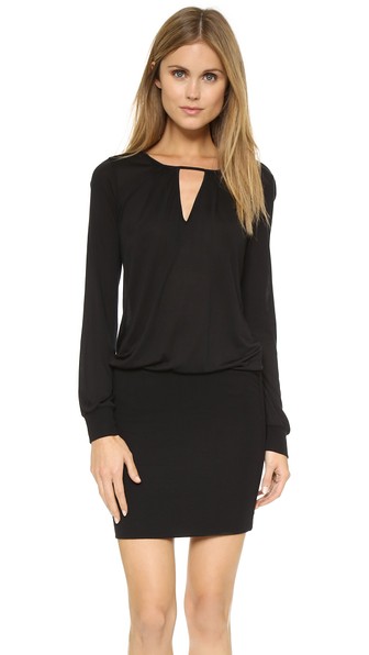 Lanston Cutout Mini Dress Black cutout dresses summer