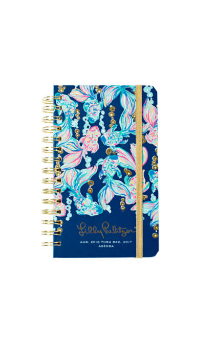 Lilly Pulitzer 2016-2017 MEDIUM AGENDA - GOING COASTAL True Blue Going Coastal