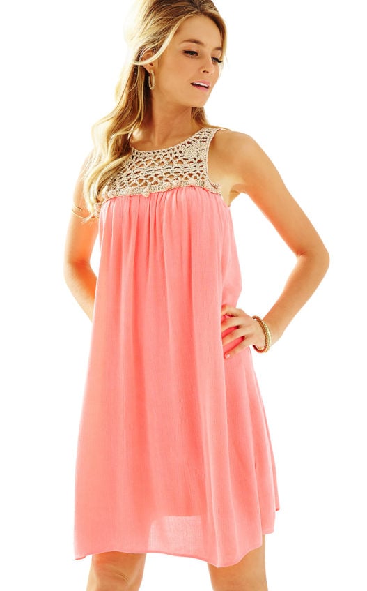 Lilly Pulitzer Rachelle Dress Pink Sun Ray free shipping june 26 through june 30th