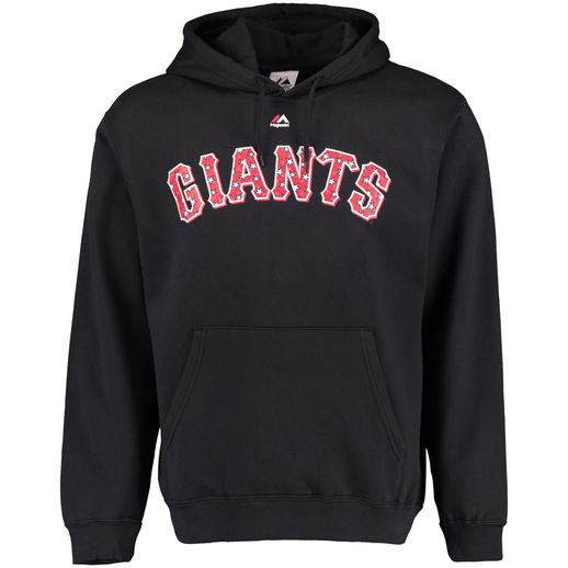 Majestic San Francisco Giants Black Stars & Stripes Hoodie sf giants 4th of july