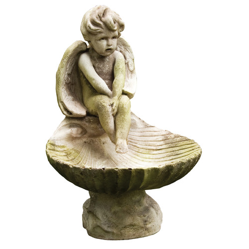 Meditating Bird Bath by OrlandiStatuary  birdbaths garden patio summer