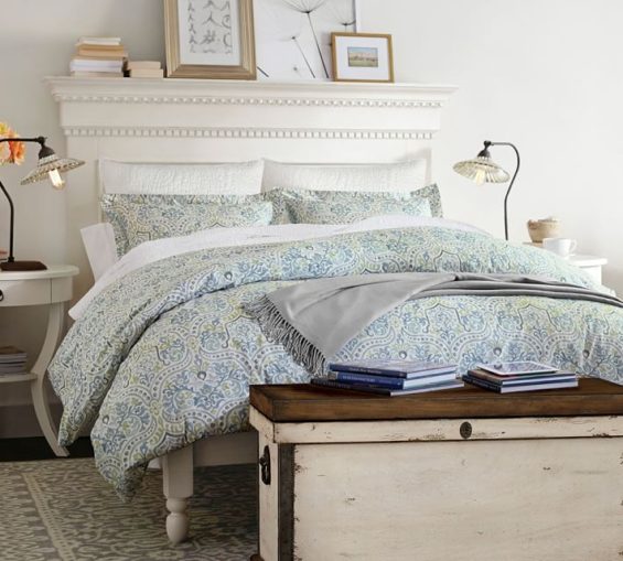 Pottery Barn ADDISON BED Almond White pottery barn buy more save more 4th of july sale