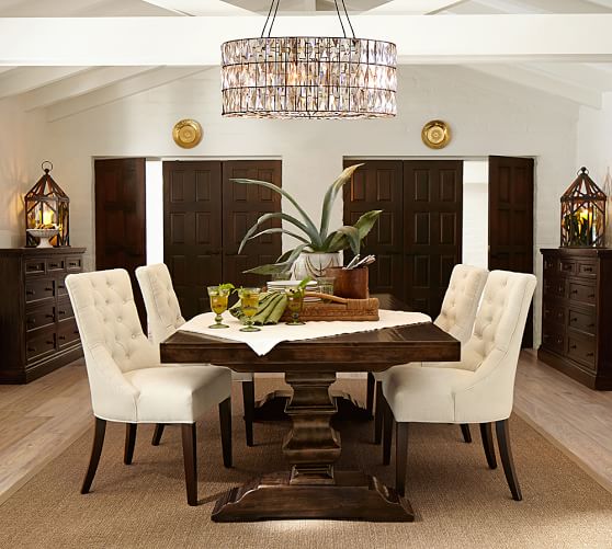Pottery Barn BANKS EXTENDING DINING TABLE pottery barn buy more save more 4th of july sale