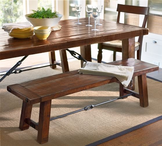 Pottery Barn BENCHWRIGHT DINING BENCH pottery barn buy more save more 4th of july sale