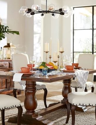 Pottery Barn BOWRY RECLAIMED WOOD FIXED DINING TABLE Eco-Friendly