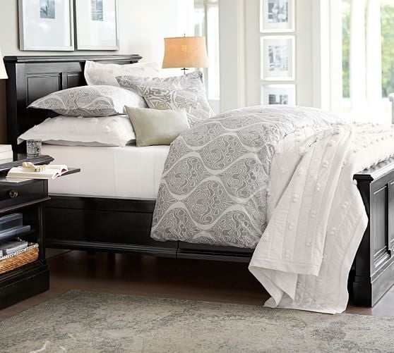 Pottery Barn BRANFORD STORAGE BED BLACK pottery barn 4th of july sale