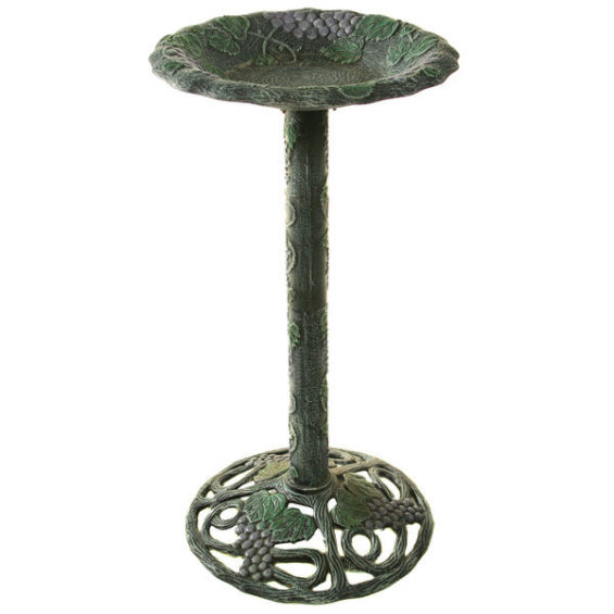 Premium Vineyard Bird Bath birdbaths garden patio summer