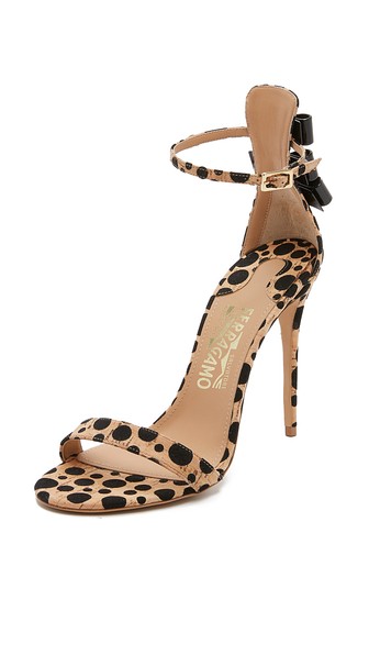 Salvatore Ferragamo Edgardo Osorio x Salvatore Ferragamo Angie Sandals Black Dot Shopbop extra 25% sale
