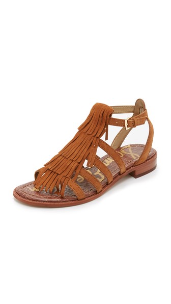 Sam Edelman Estelle Fringe Sandals Saddle Shopbop extra 25% sale