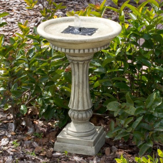 Smart Solar Ashbourne Solar Birdbath Fountain birdbaths garden patio summer
