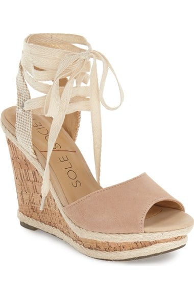 Sole Society 'Sena' Espadrille Wedge (Women) Light Camel trendy wedge sandals summer 2016