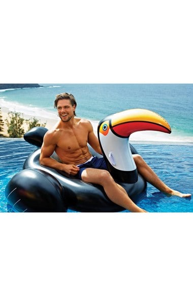 Sunnylife Inflatable Toucan Pool Floatie Black summer pool party pool floats
