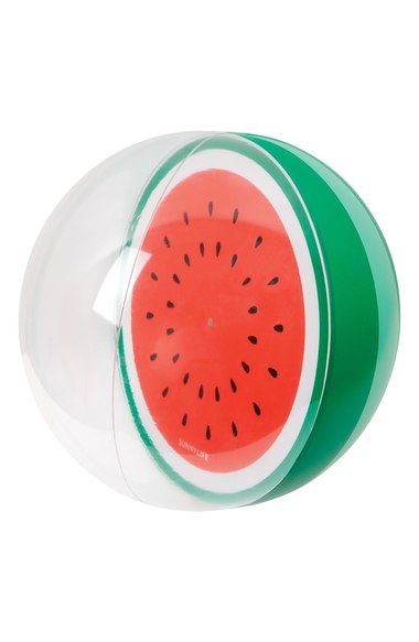 Sunnylife Inflatable Watermelon Beach Ball Red Sunnylife Inflatable Watermelon Ball Red summer pool party pool floats beach party