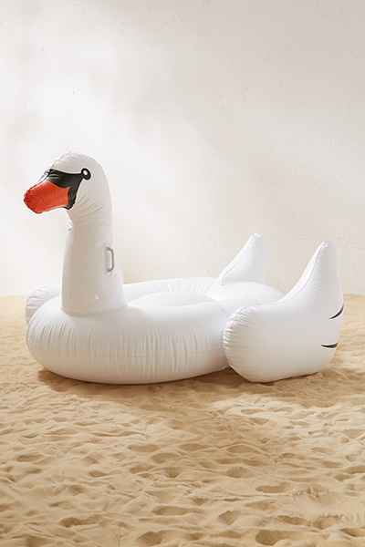 Swan Pool Float White summer pool party floats floaties