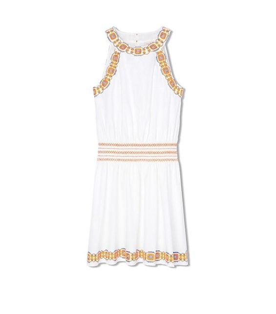 Tory Burch BRIDGET DRESS New Ivory White tory burch semi-annual sale