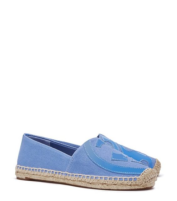 Tory Burch LONNIE FLAT ESPADRILLE Chambray tory burch semi-annual sale