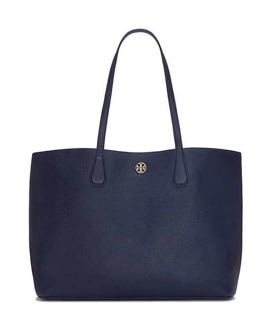 Tory Burch Perry Tote Bag Tory Navy Riviera Blue tory burch semi-annual sale save extra 30% off 