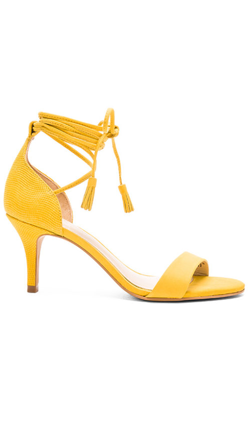 VINCE CAMUTO Kathin Heel Fringe Amarelo 2 fringe heeled sandals wedding guest season summer