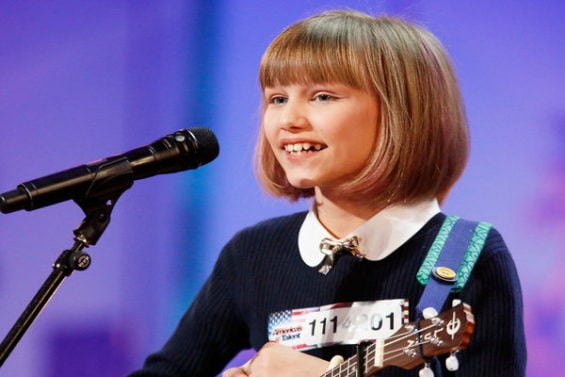 Watch America's Got Talent Season 11 Episode 2: See talented 12 year old singer-songwriter Grace Vanderwaal perform an original song for the judges and the crowd. Mr. Simon Cowell called her "the next Taylor Swift" after her amazing performance. She is brilliant!